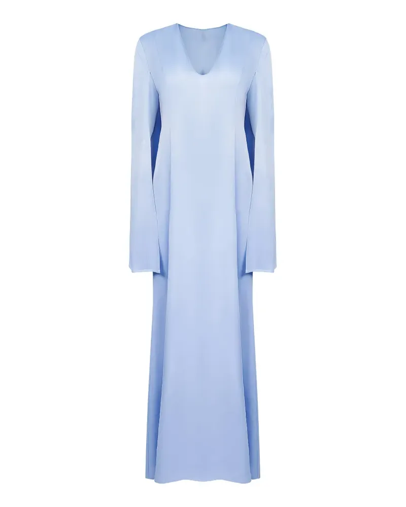Twin-Set V-neck long-sleeve dress - Blau Blau