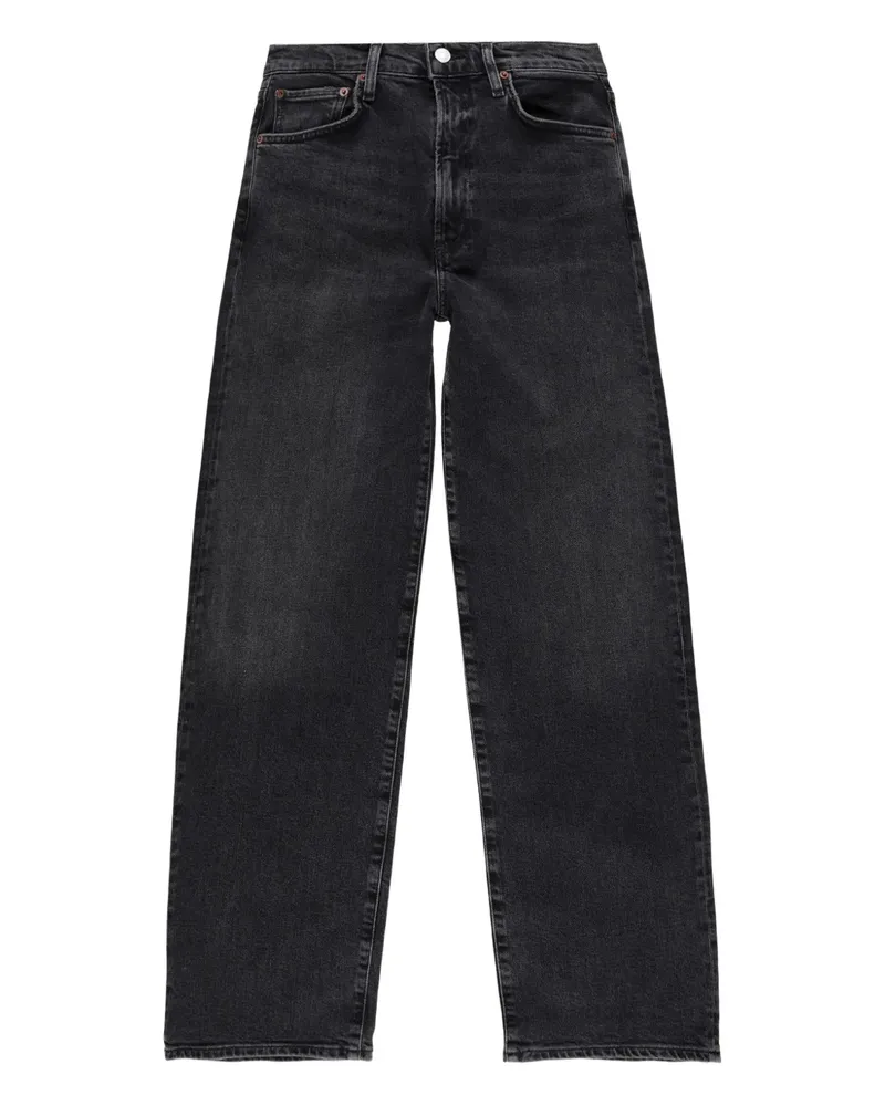 AGOLDE Harper Jeans aus Baumwolle - Schwarz Schwarz