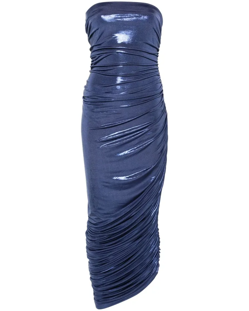 Norma Kamali Diana Abendkleid - Blau Blau