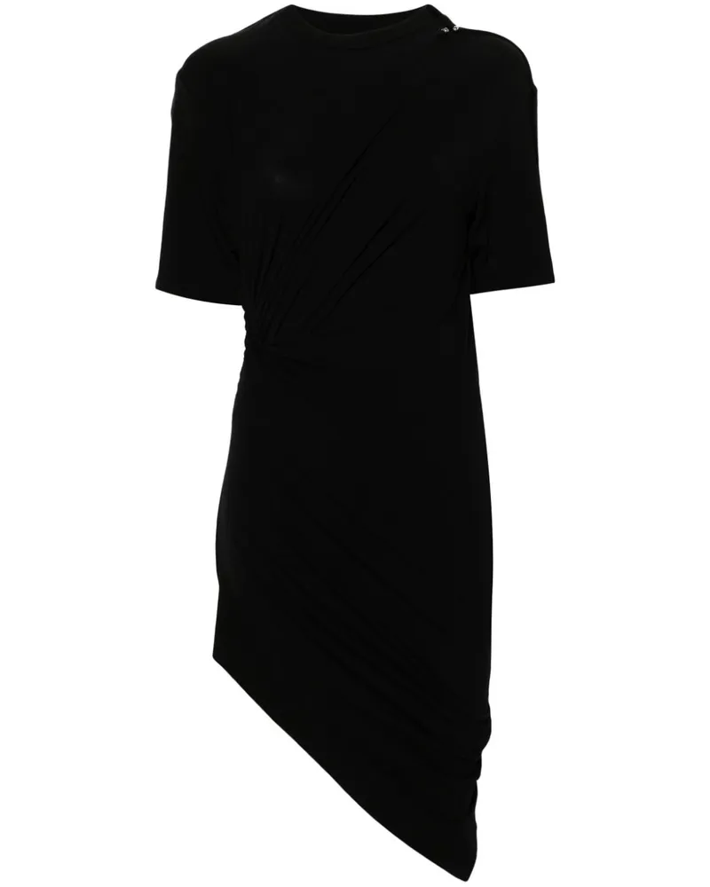 Thierry Mugler Asymmetrisches Minikleid - Schwarz Schwarz