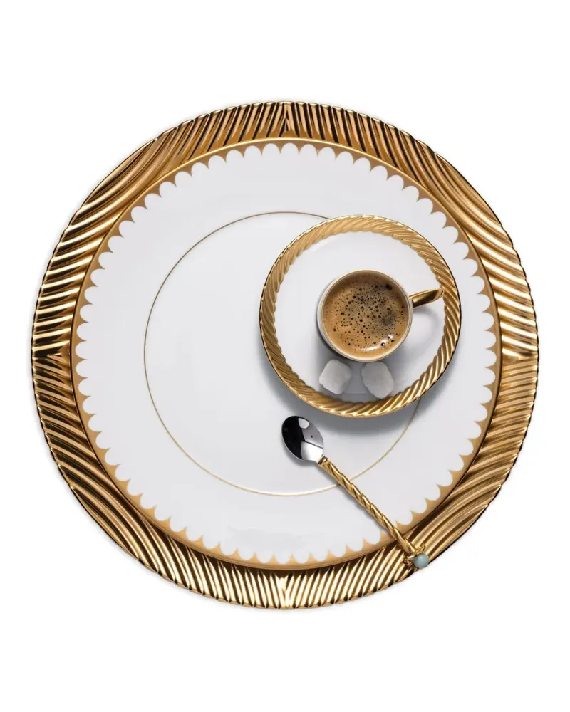 L’OBJET Corde Tasse (6er-Set) - Weiß Weiß