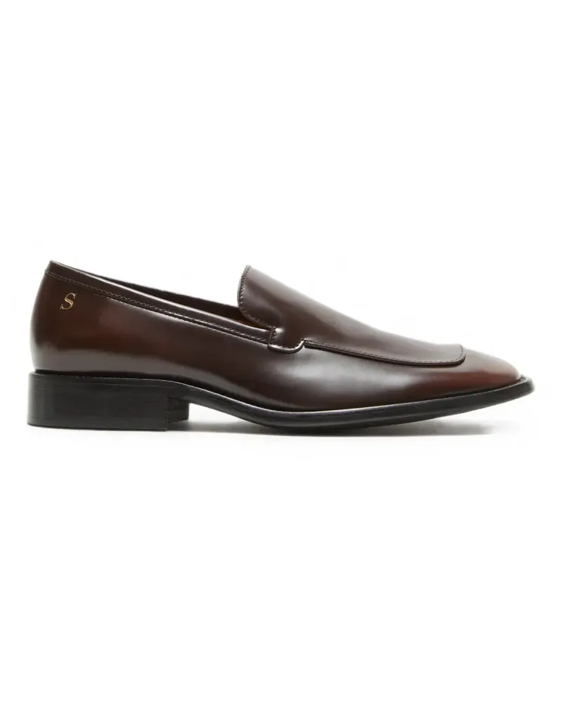 Acne Studios leather loafers - Braun Braun