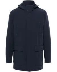 Paul & Shark Parka mit Kapuze Blau