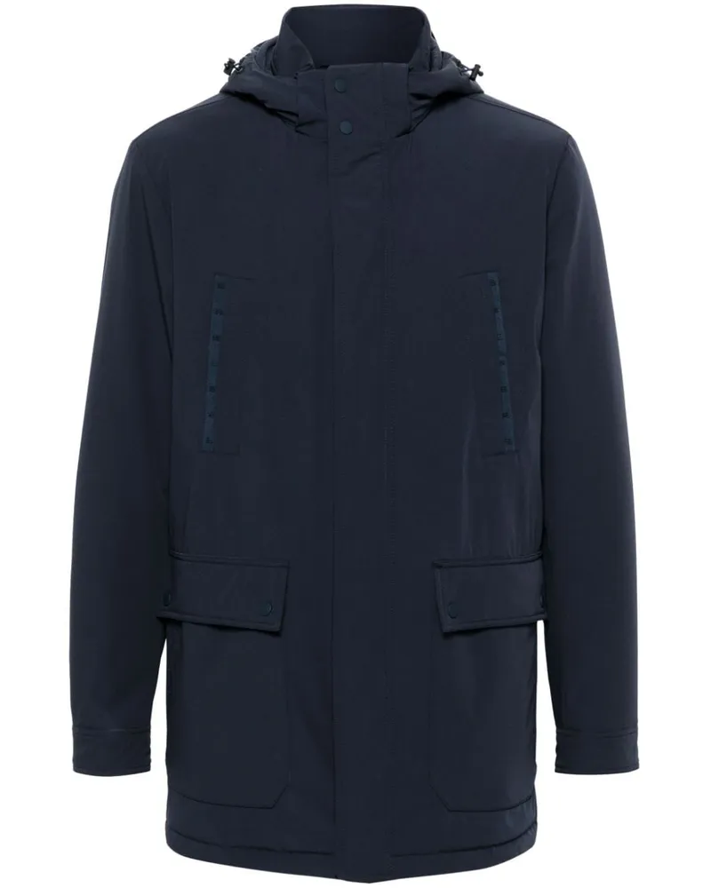 Paul & Shark Parka mit Kapuze - Blau Blau