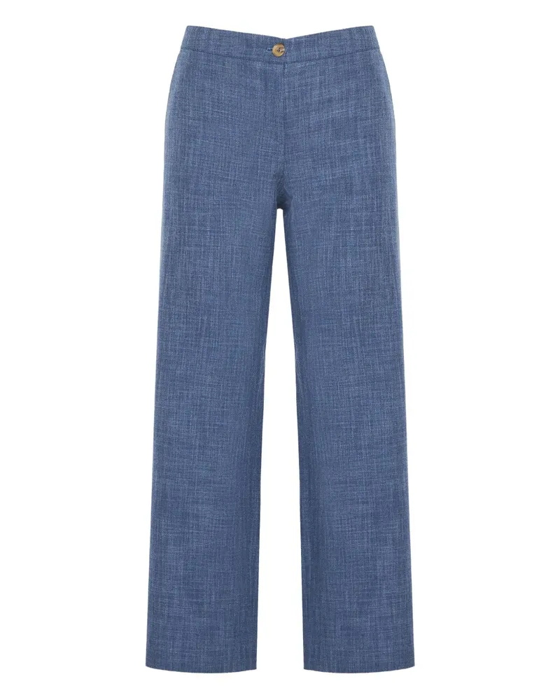BARBA Hose mit Knöpfen - Blau Blau