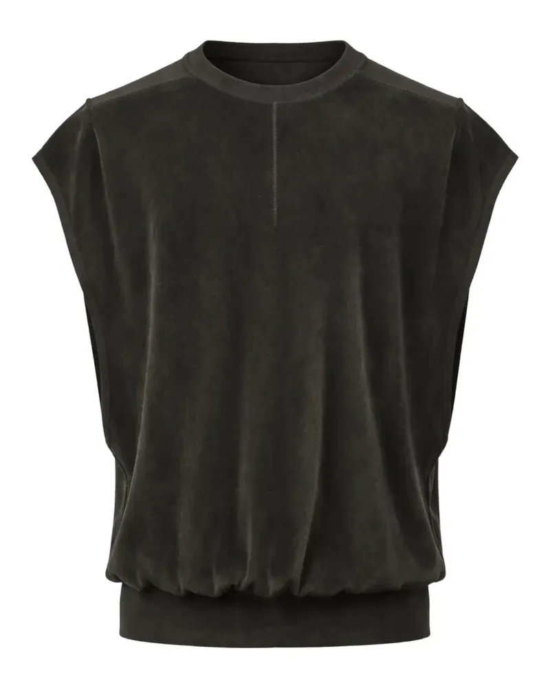 THOM KROM round-neck cap-sleeve T-shirt - Schwarz Schwarz