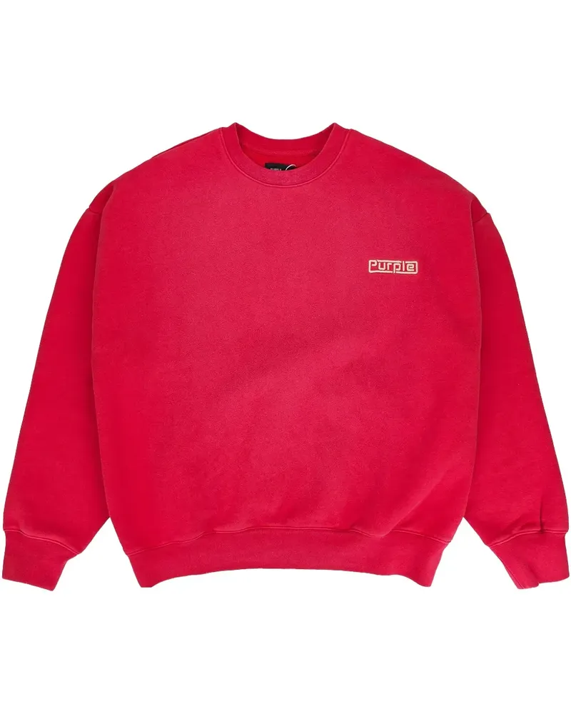 PURPLE BRAND HWT "Red" Hoodie aus Fleece - Rot Rot