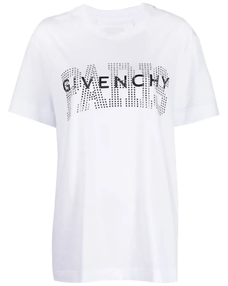 Givenchy T-Shirt mit Strass - Weiß Weiß