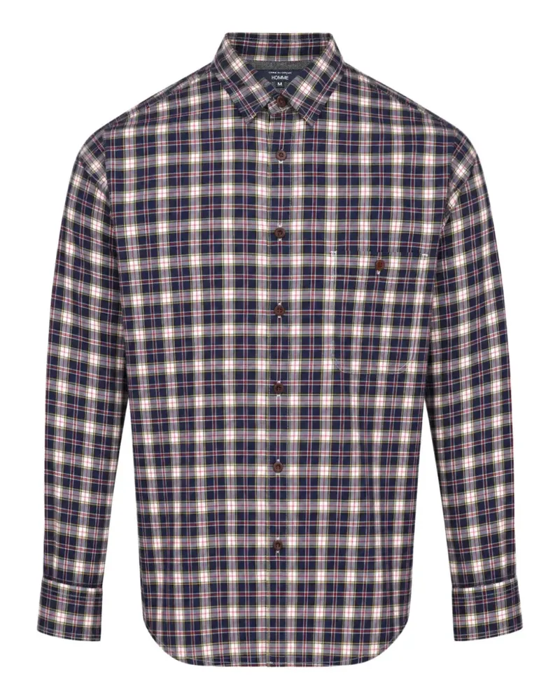 Comme des Garçons Hemd mit Karomuster - Blau Blau