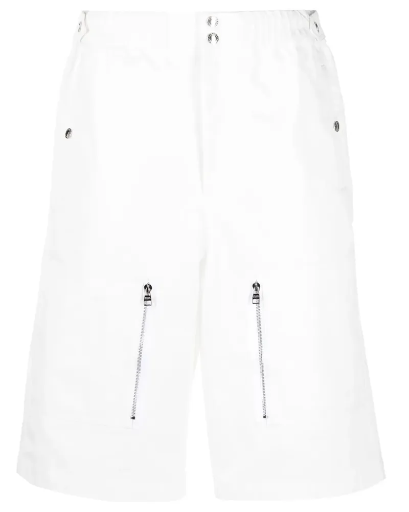 Alexander McQueen Bermudas mit mehreren Taschen - Weiß Weiß