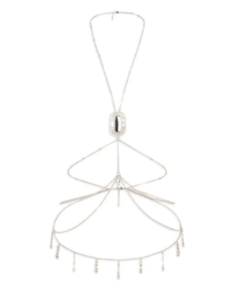 Paco Rabanne Körperkette mit Anhänger - Silber Silber