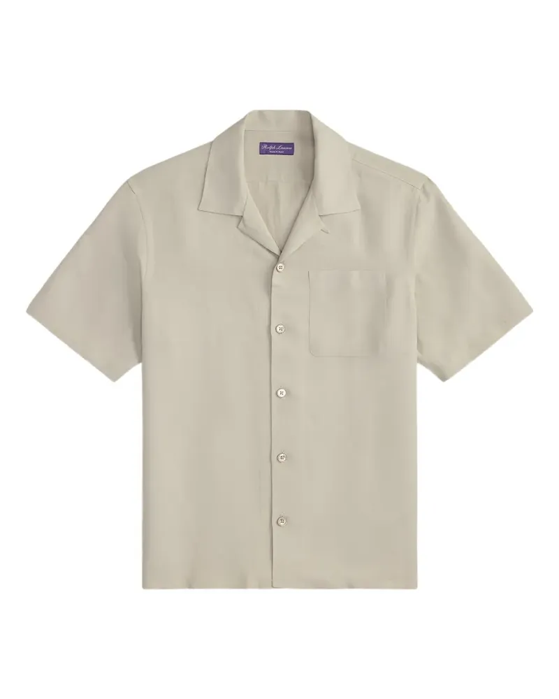 Ralph Lauren short-sleeved camp-collar shirt - Nude Nude