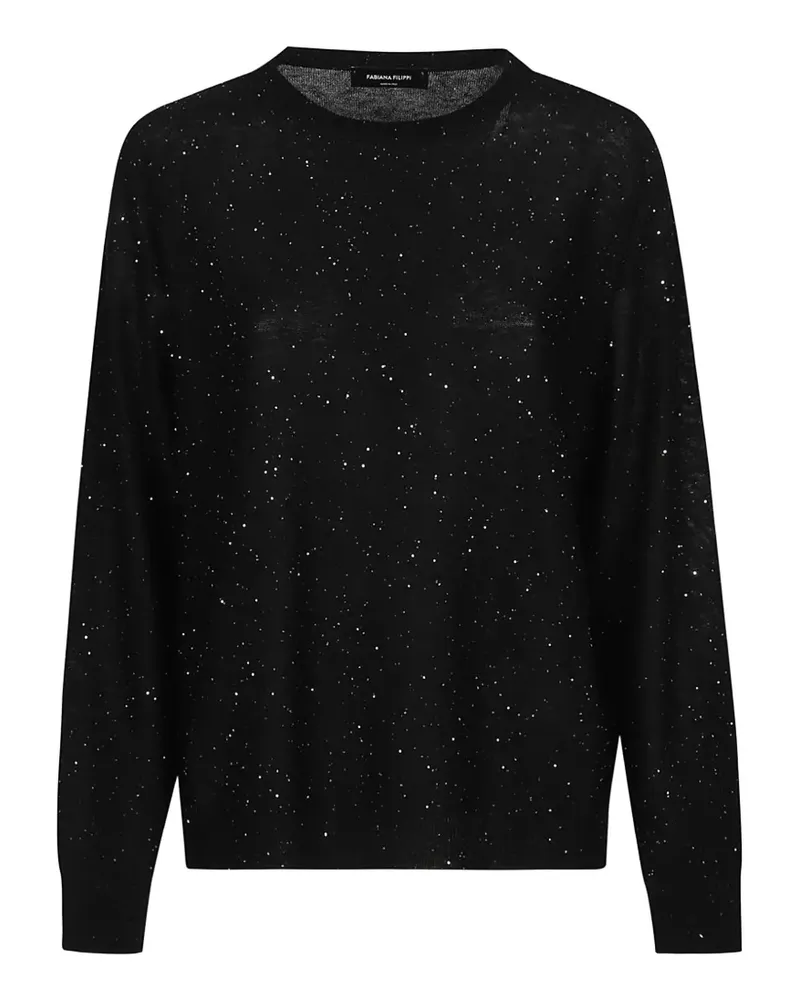 Fabiana Filippi sequin-embellished wool sweater - Schwarz Schwarz