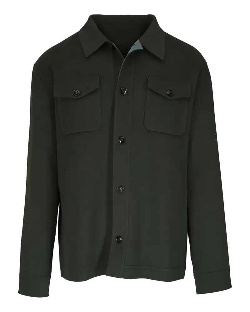 Kiton Langärmelige Hemdjacke - Grün Grün