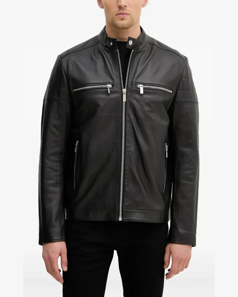 Karl Lagerfeld zip-front jacket - Schwarz Schwarz