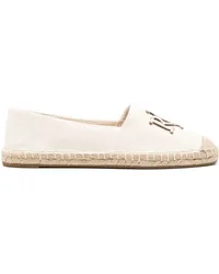 Ralph Lauren Cameryn Espadrille mit Logo-Schild Nude