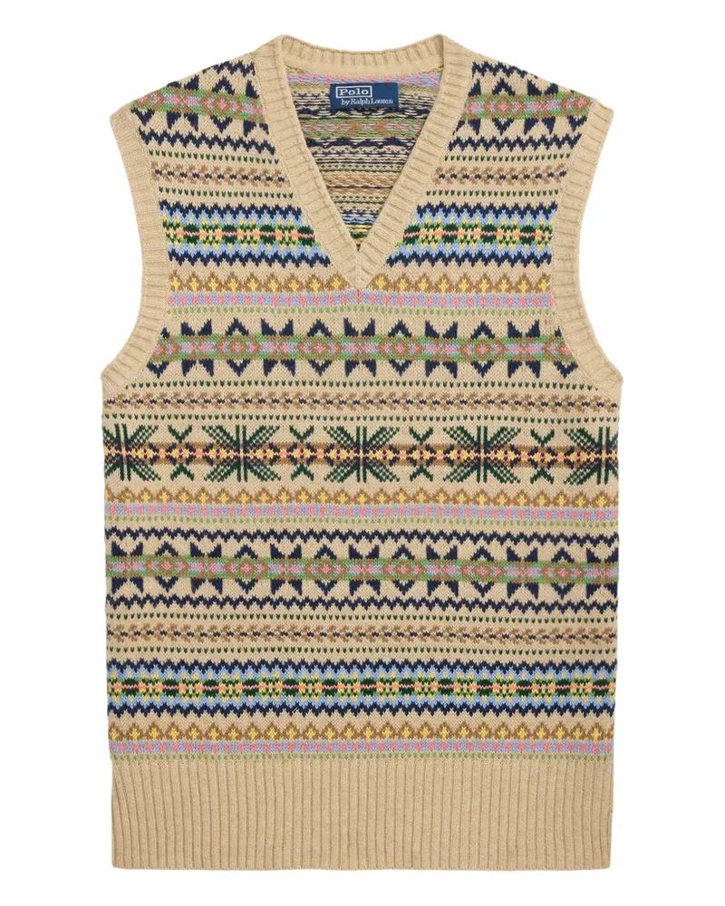 Ralph Lauren Gestrickter Pullunder - Nude Nude