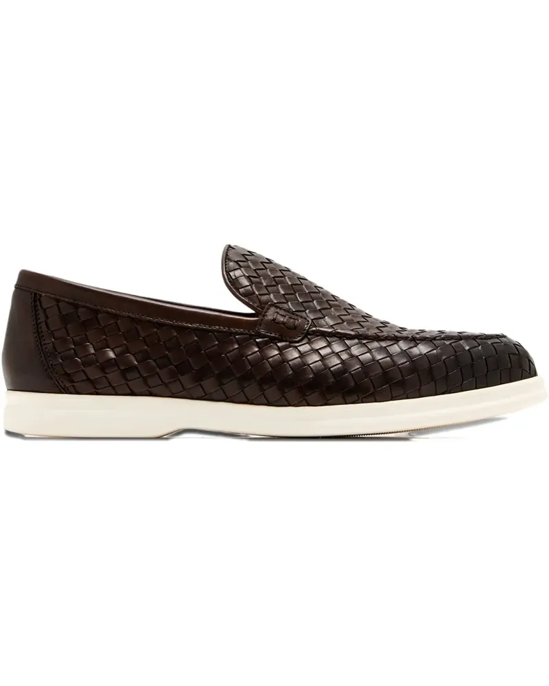 Doucal´s Loafer mit Webmuster - Braun Braun
