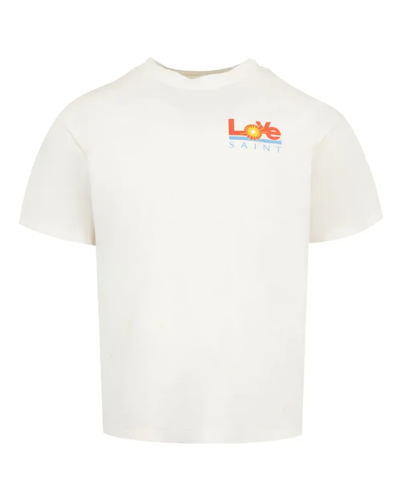 SAINT MXXXXXX T-Shirt mit grafischem Print - Weiß Weiß