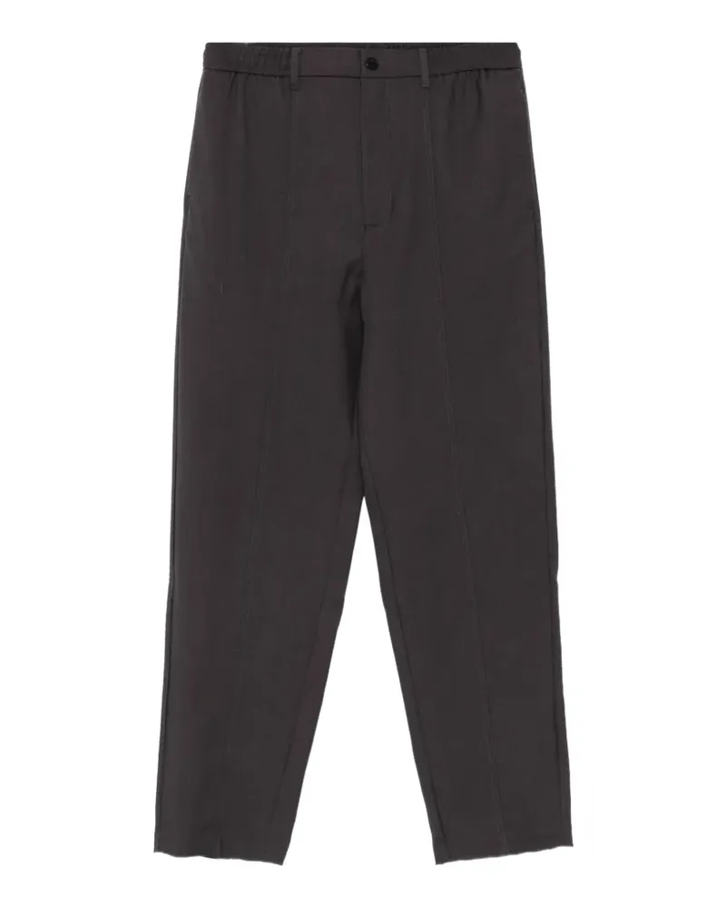 Emporio Armani Hose mit elastischem Bund - Grau Grau