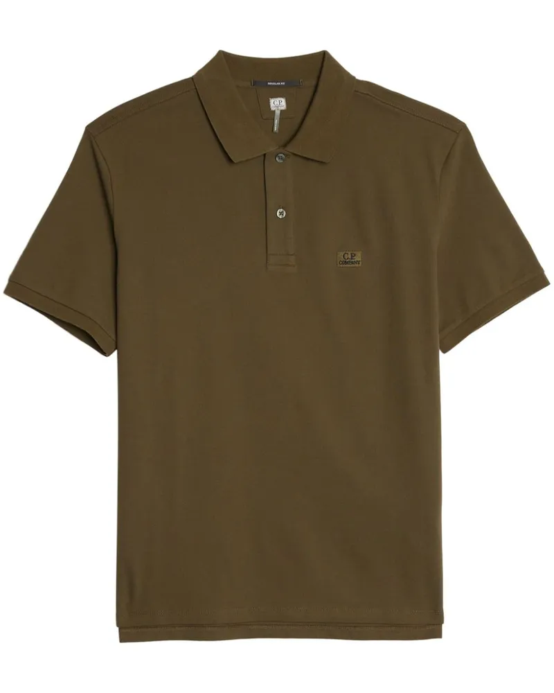 C.P. Company Poloshirt aus Pikee Grün