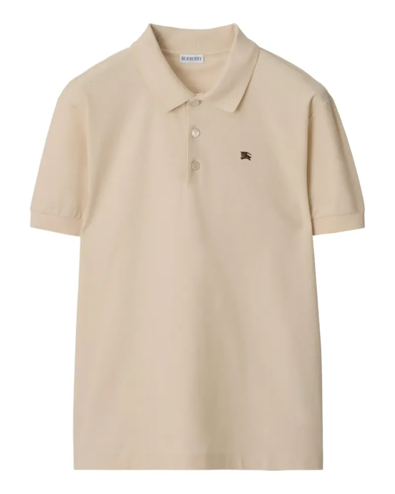 Burberry Poloshirt mit Logo - Nude Nude