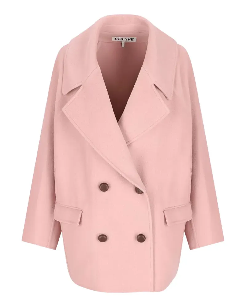 Loewe double-breasted pocket coat - Rosa Rosa