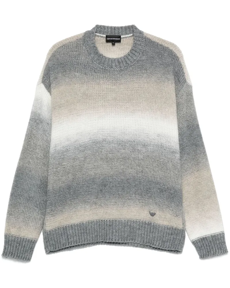 Emporio Armani Pullover mit Ombré-Effekt - Grau Grau