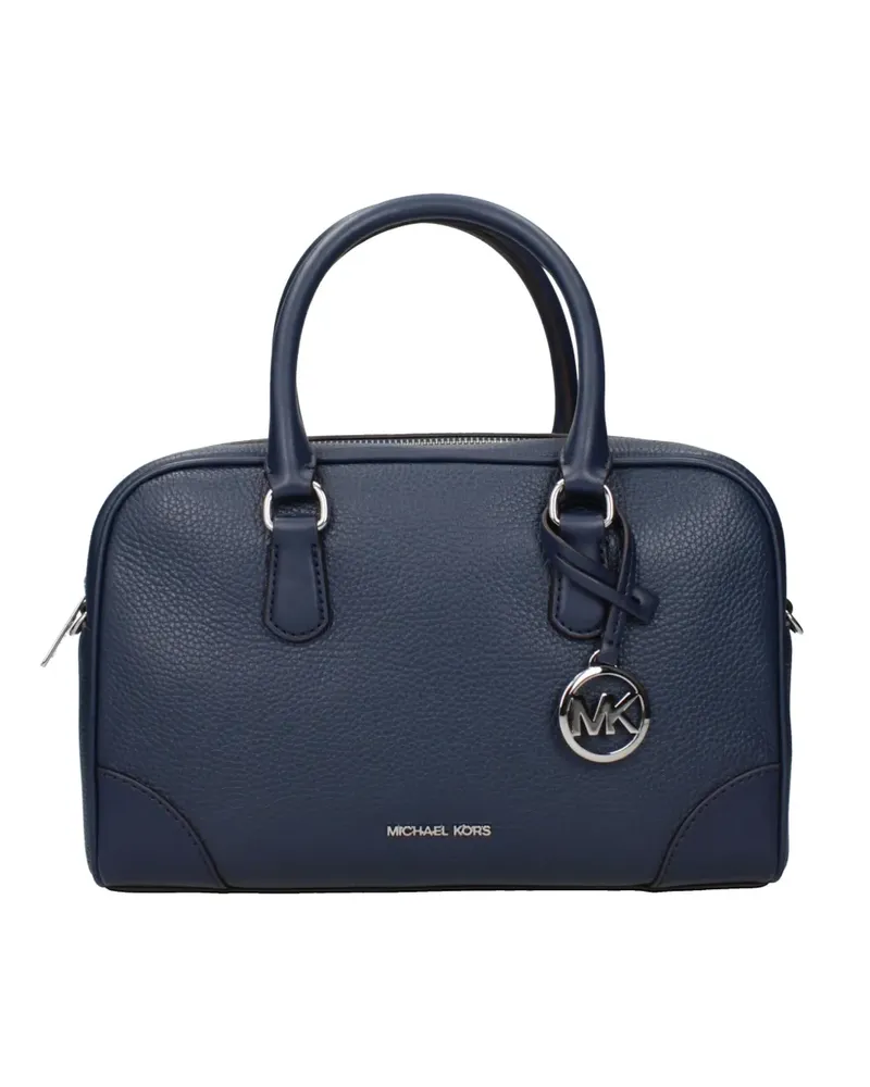 Michael Kors medium Thompson pebbled-leather tote bag - Blau Blau
