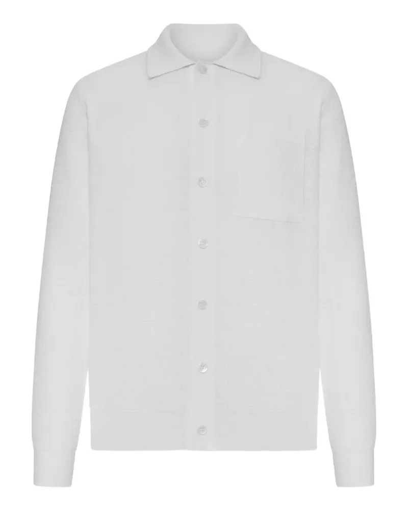Roberto Collina Hemd mit Tasche - Weiß Weiß