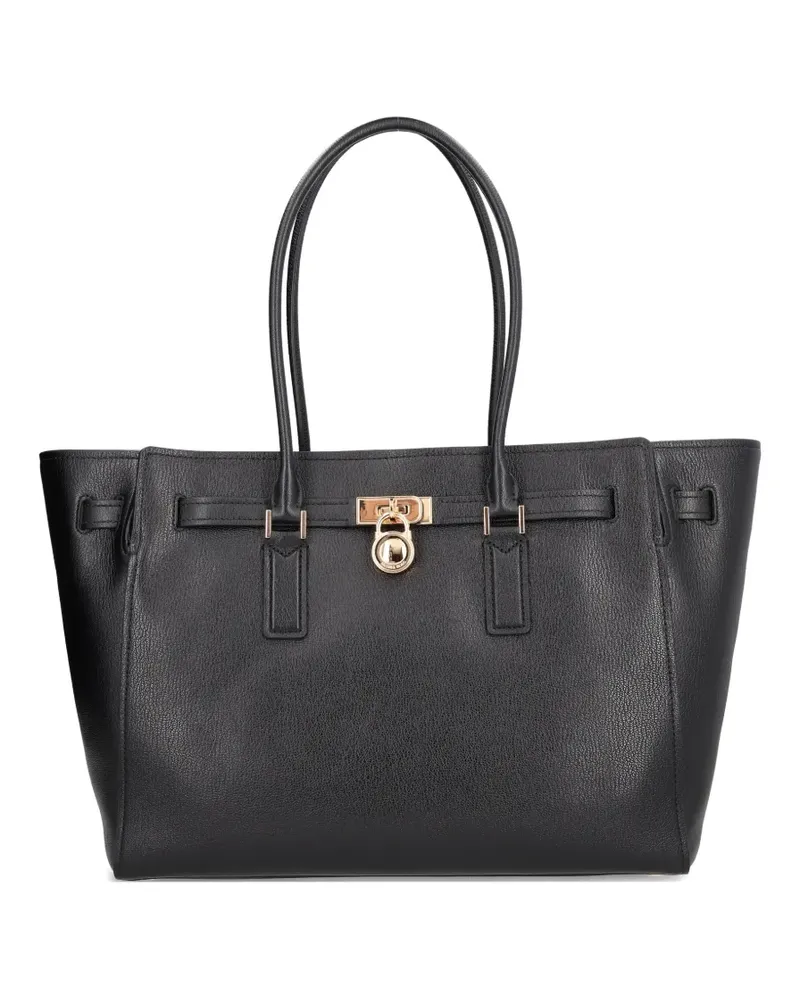 Michael Kors Schultertasche mit Schloss-Detail - Schwarz Schwarz