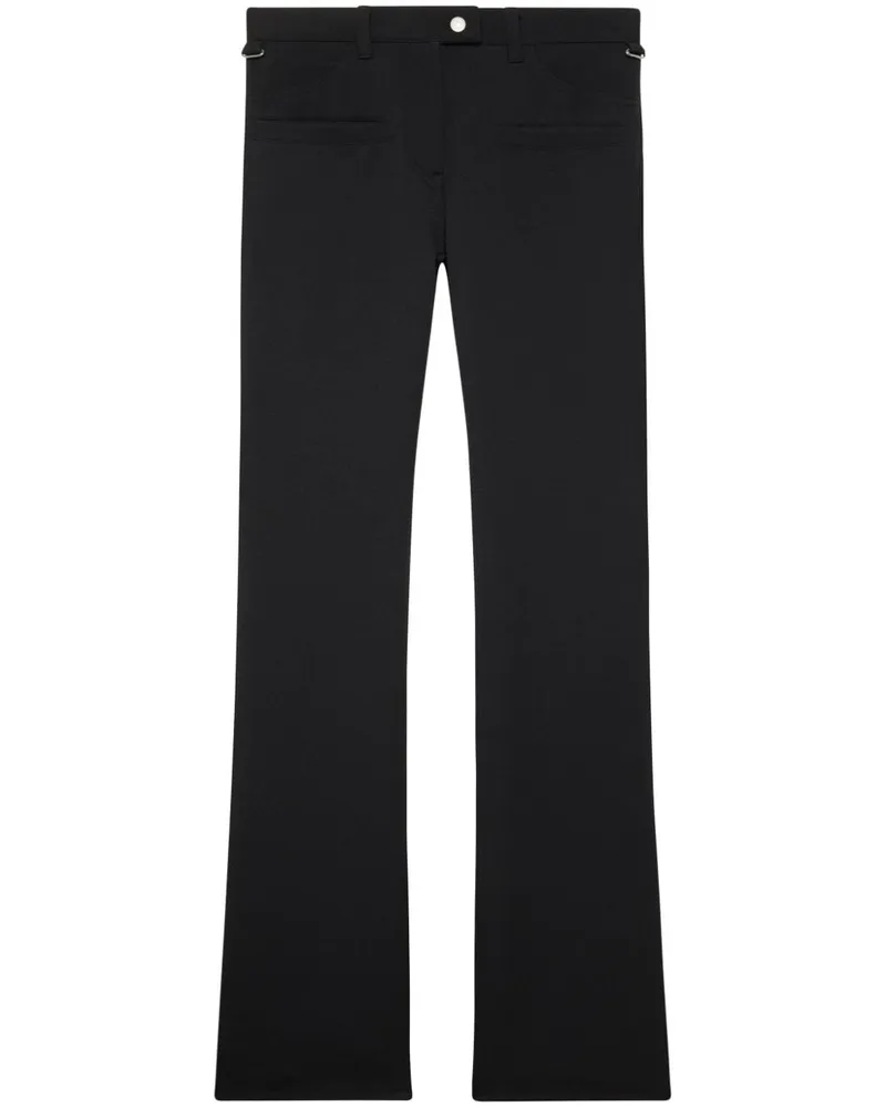 Courrèges Tief sitzende Heritage Hose - Schwarz Schwarz