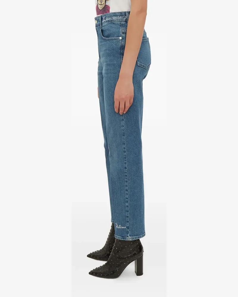 Stella McCartney Jeans mit hohem Bund - Blau Blau
