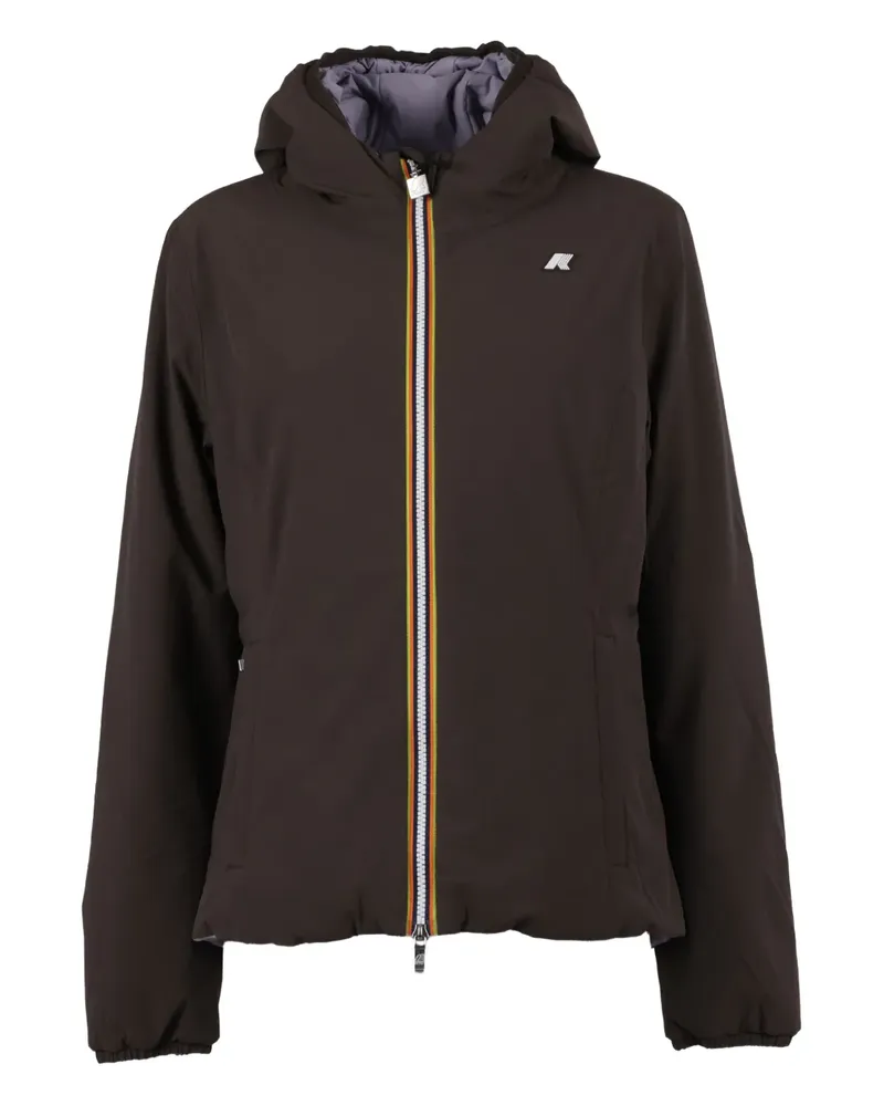 K-Way hooded double-layer jacket - Violett Violett
