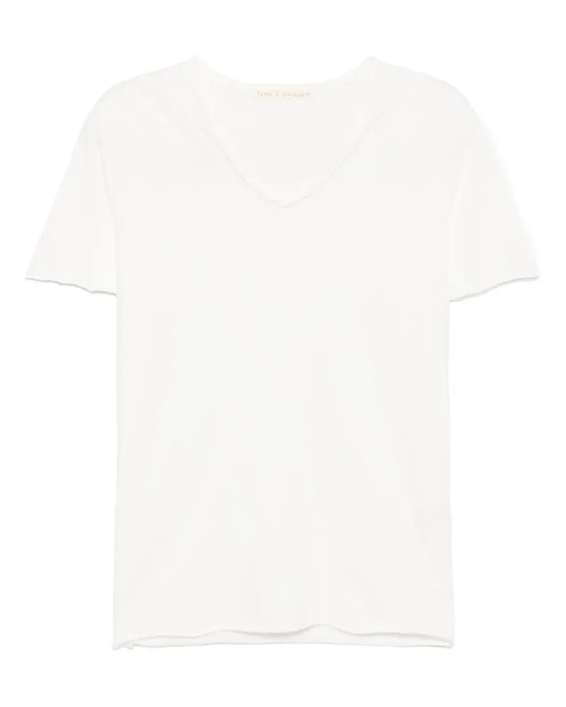 forme d'expression T-Shirt mit V-Ausschnitt - Nude Nude