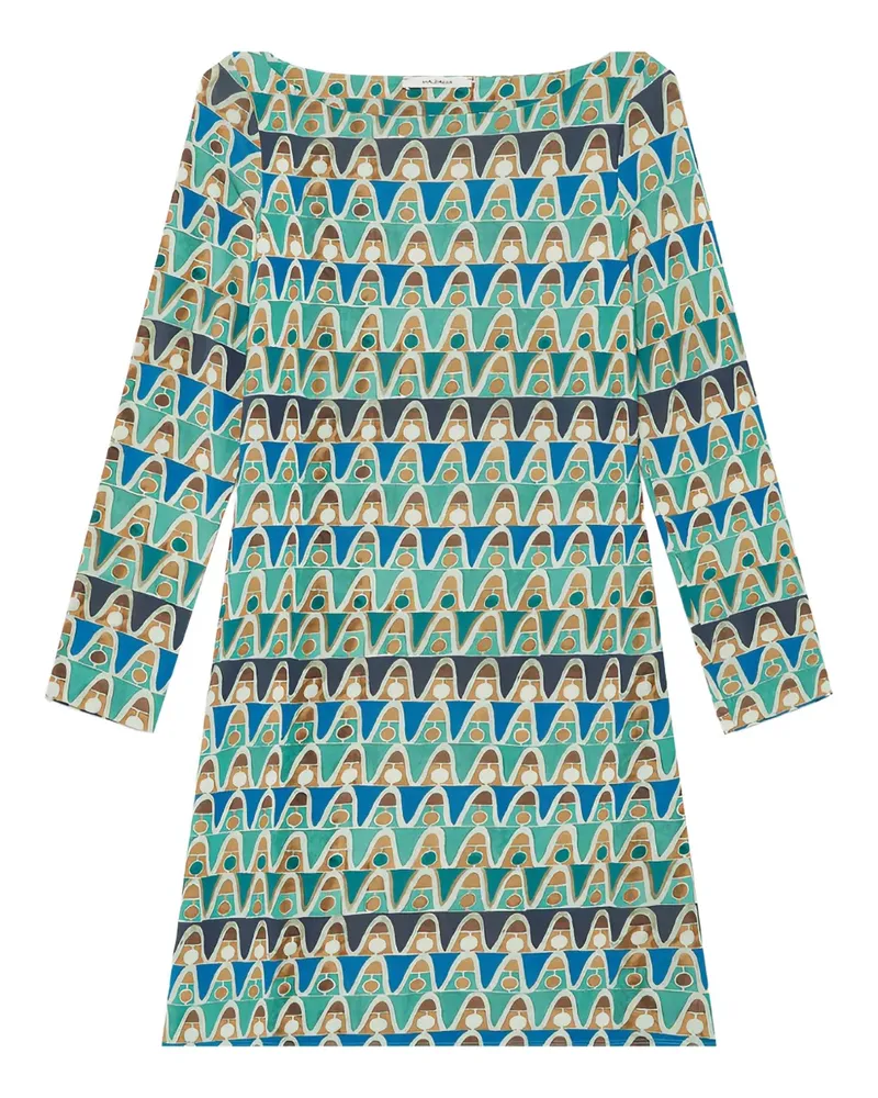 Maliparmi Minikleid mit geometrischem Print - Blau Blau