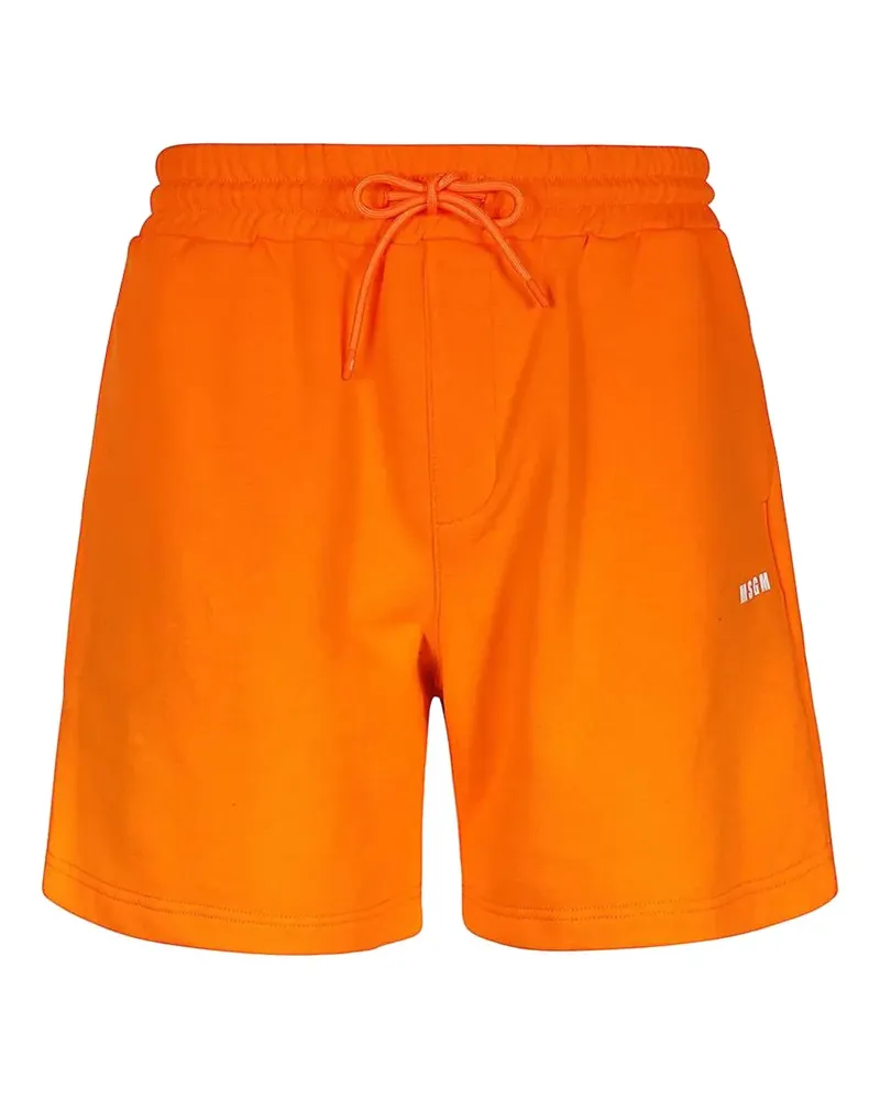 MSGM Shorts mit elastischem Bund - Orange Orange