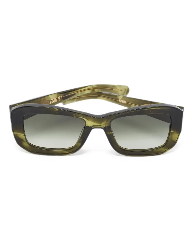 FLATLIST Norma rectangle sunglasses - Grün Grün