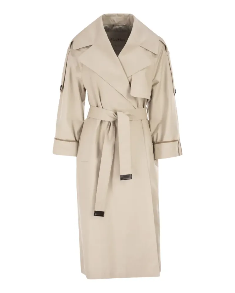 Max Mara belted trench coat - Nude Nude