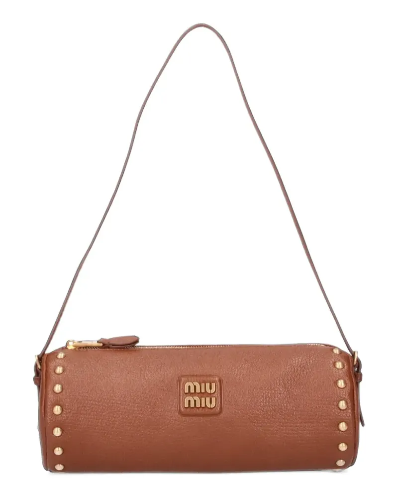 Miu Miu leather pouch - Braun Braun
