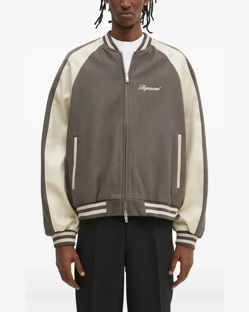 REPRESENT Varsity Jacke - Braun Braun