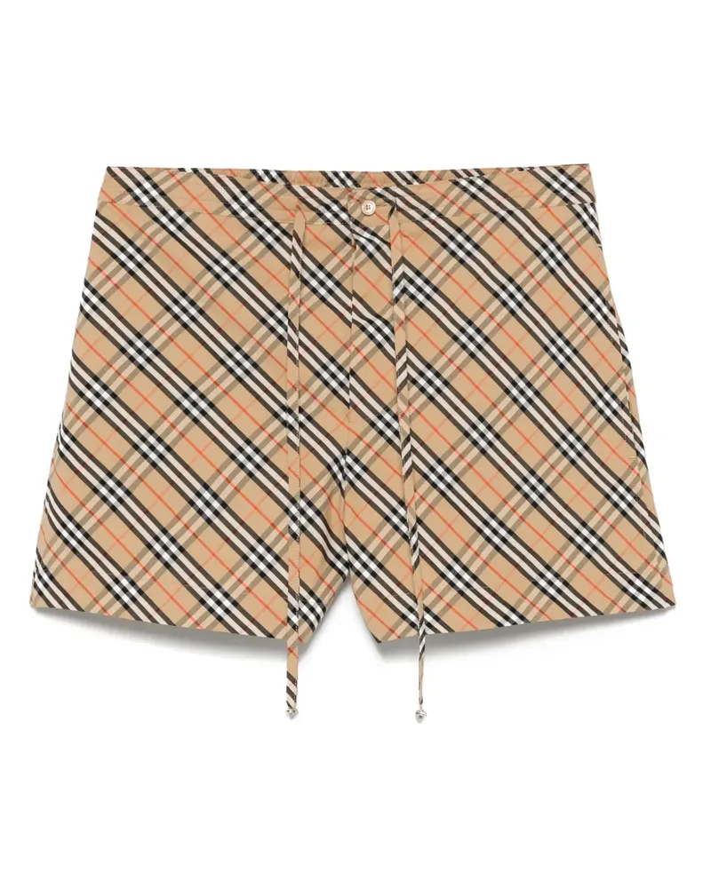 Burberry Shorts mit Vintage-Check - Nude Nude