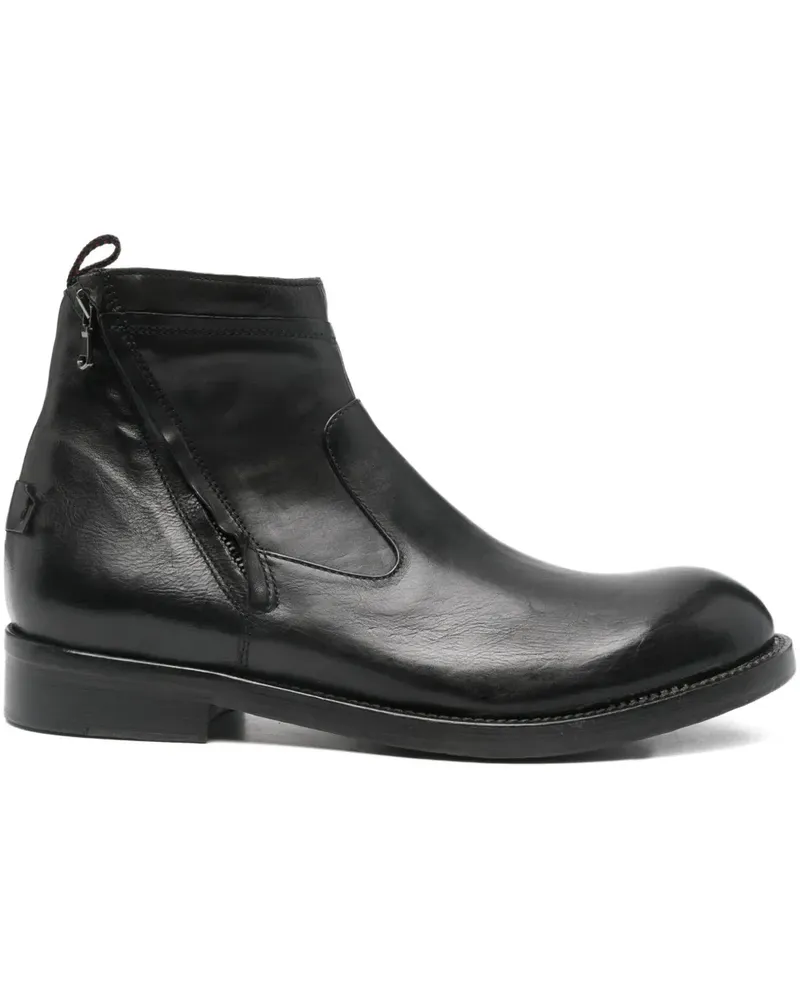 LEQARANT Stiefel mit Reißverschluss - Schwarz Schwarz