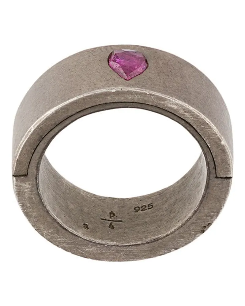 Parts Of Four Sistema' Ring mit Verzierung - Silber Silber
