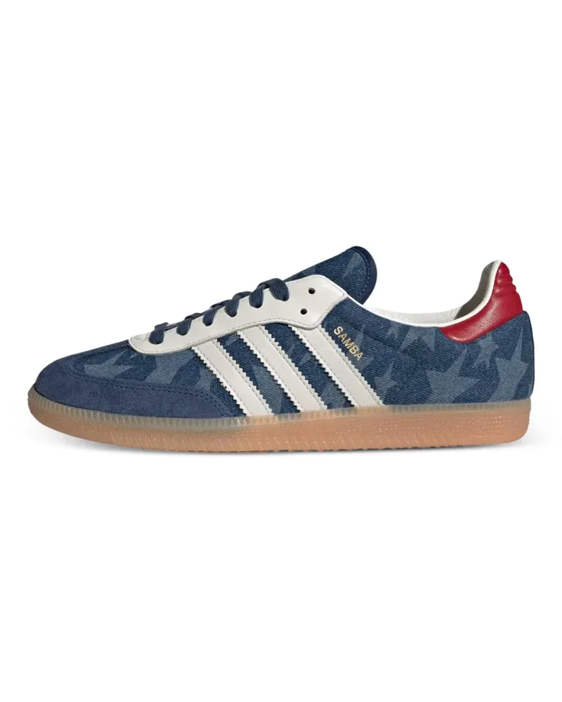 adidas Samba OG star-print sneakers - Blau Blau