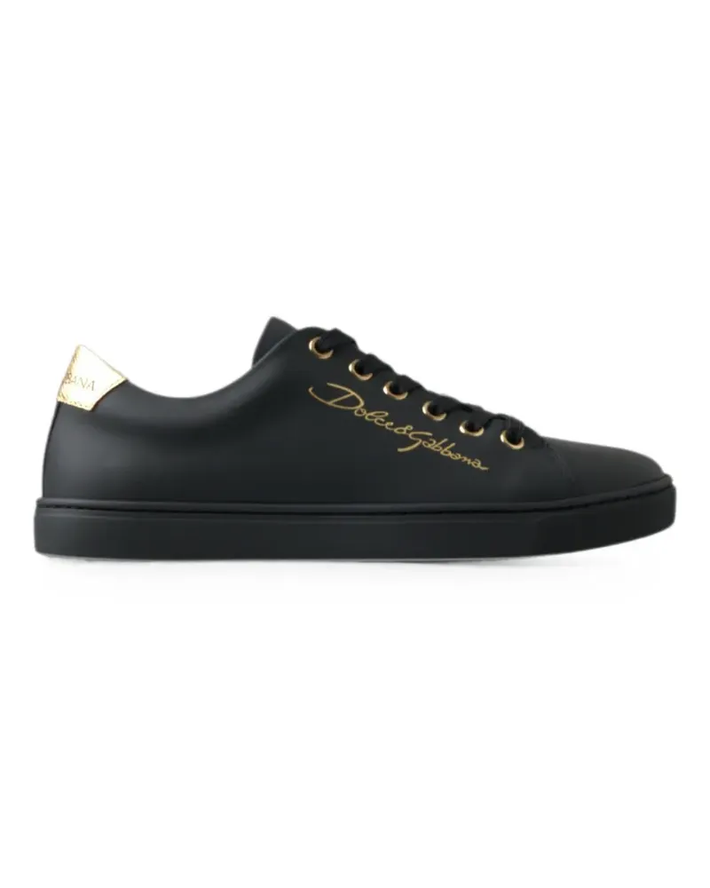 Dolce & Gabbana Sneakers mit Logo-Print - Schwarz Schwarz