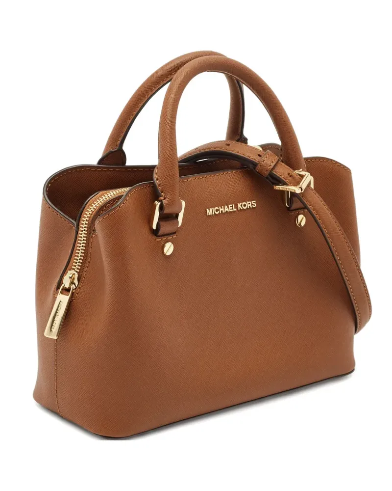 Michael Kors Savannah Satchel-Tasche - Braun Braun