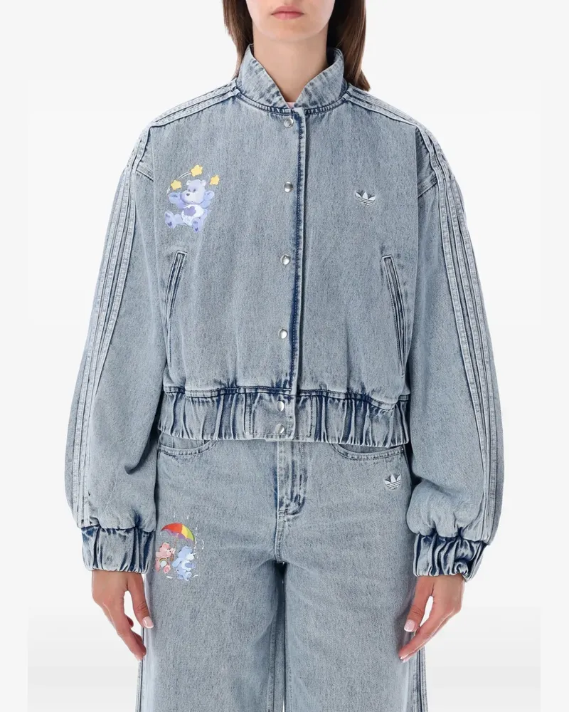 adidas x Care Bears denim jacket - Blau Blau