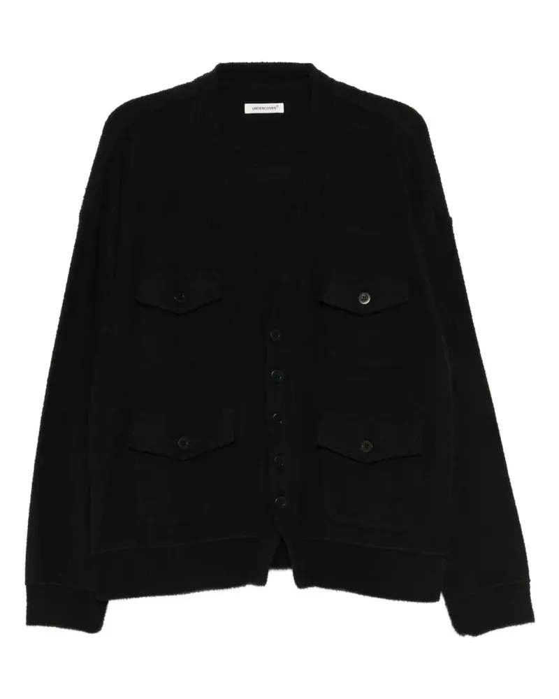Undercover Cardigan mit aufgesetzter Tasche - Schwarz Schwarz