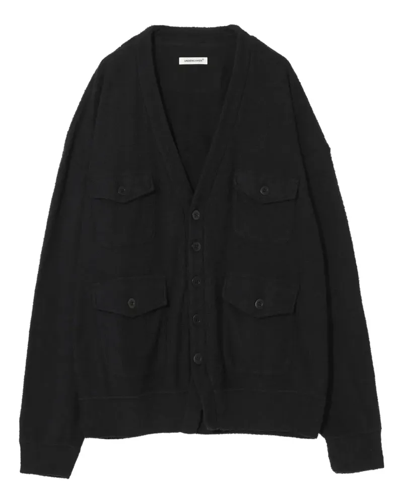 Undercover Cardigan mit aufgesetzter Tasche - Schwarz Schwarz